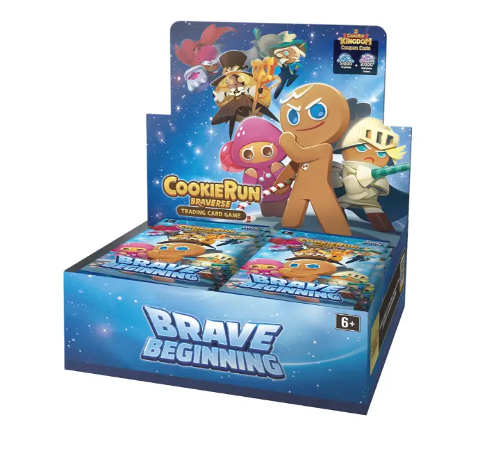 CookieRun TCG: Set 1: Brave Beginning Booster Display