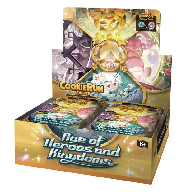 CookieRun TCG: Set 2: Age of Heroes and Kingdoms Booster Display