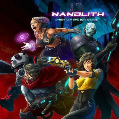 Cyberpunk Nanolith Board Game