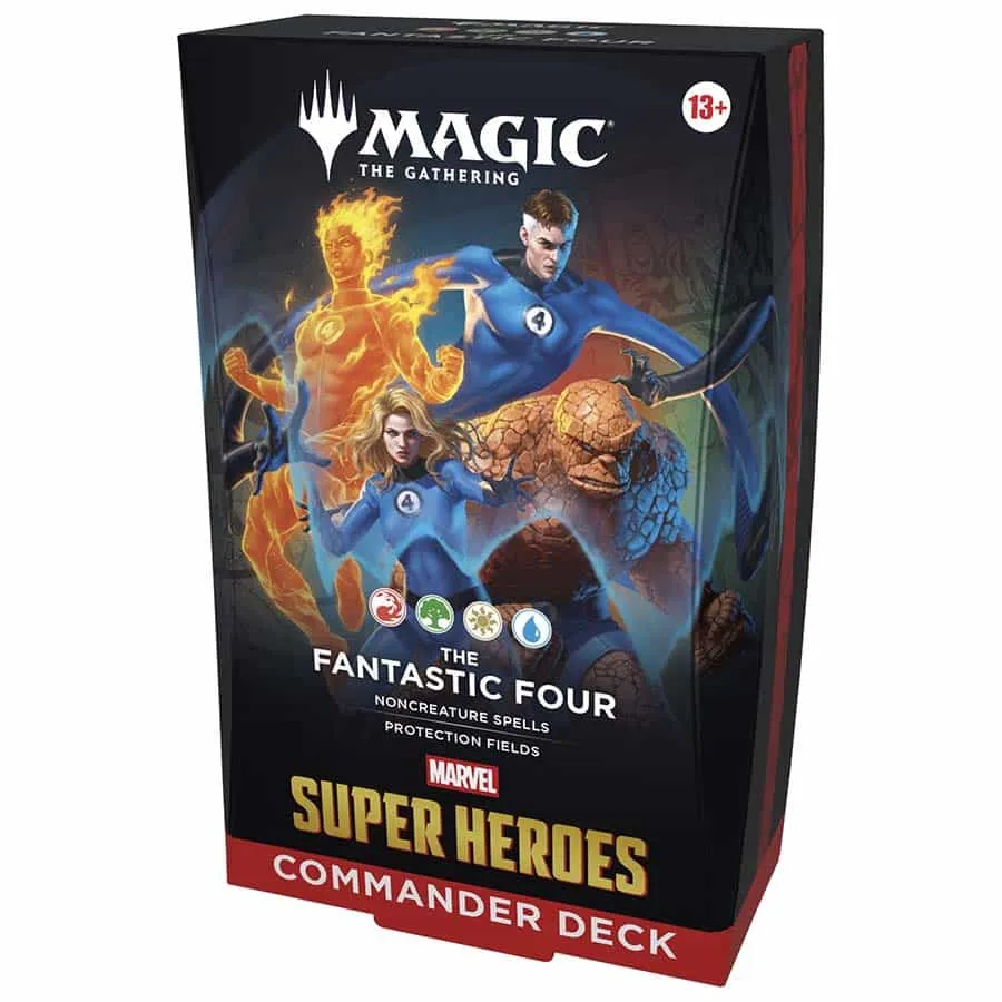 MAGIC THE GATHERING: MSH MARVEL SUPER HEROES COMMANDER DECK-THE FANTASTIC FOUR-PREORDER JUNE 19 RELEASE