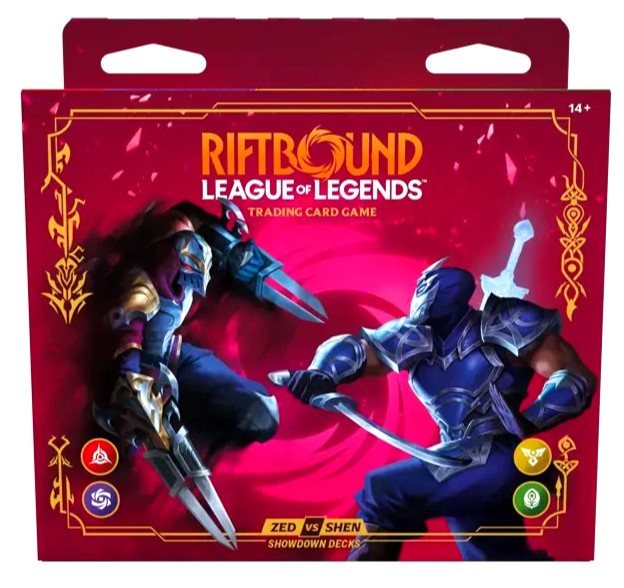 Riftbound League of Legends TCG Set 4 Vendetta Showdown Deck Zed Vs Shen Sealed