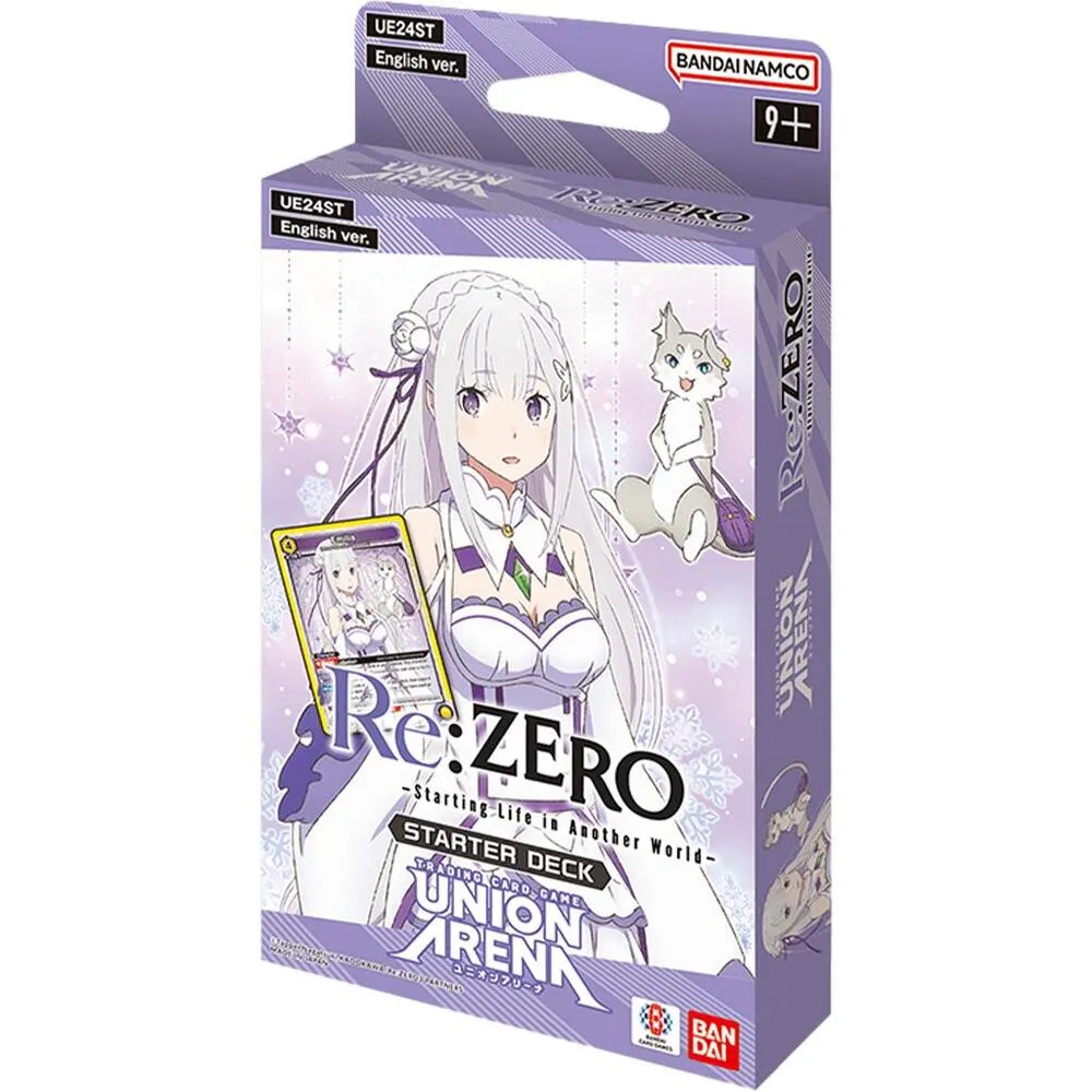 UNION ARENA CARD GAME: STARTER DECK: RE:ZERO STARTING LIFE IN ANOTHER WORLD (UE24ST)
