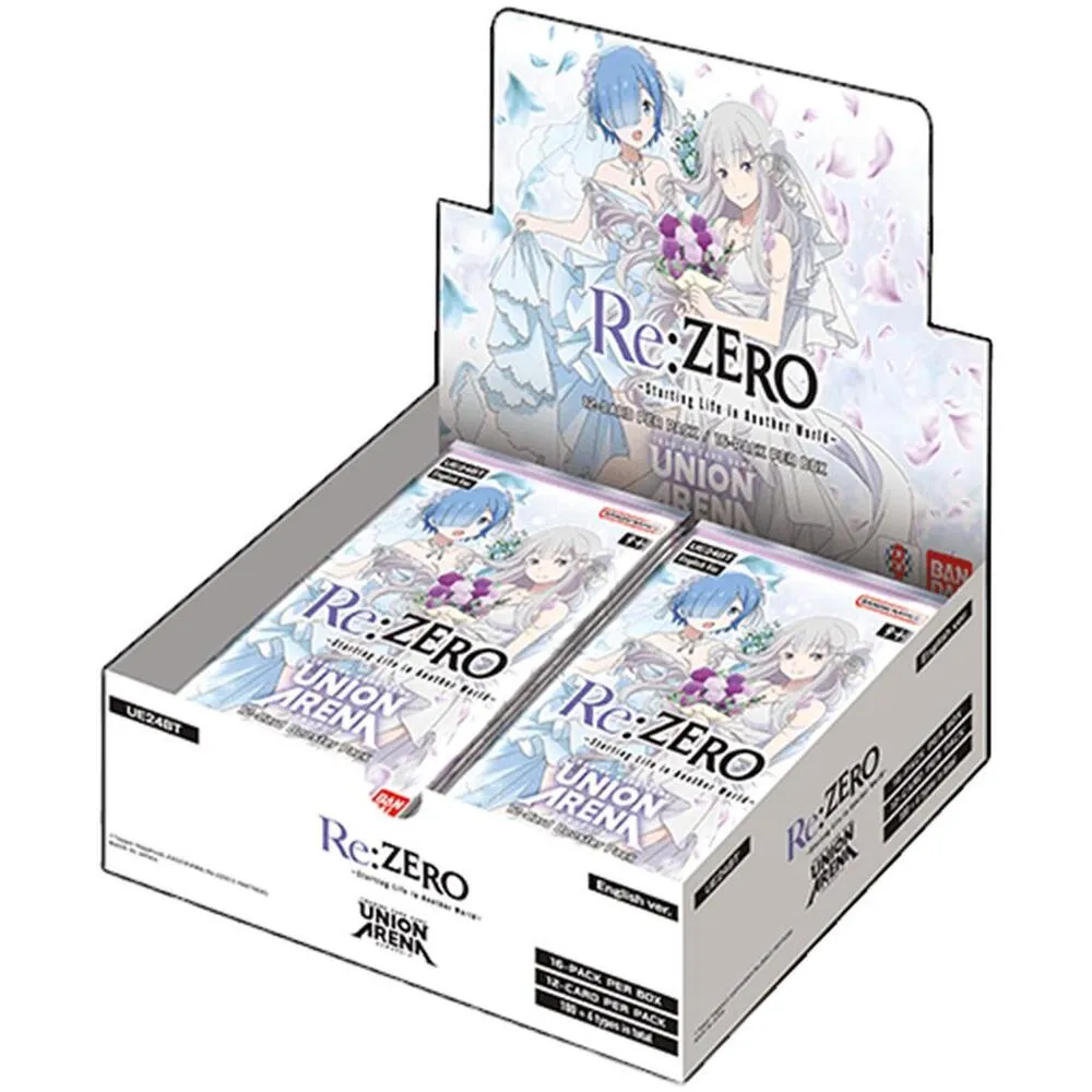 UNION ARENA CARD GAME: BOOSTER PACK: RE:ZERO STARTING LIFE IN ANOTHER WORLD (UE24BT) (16CT)