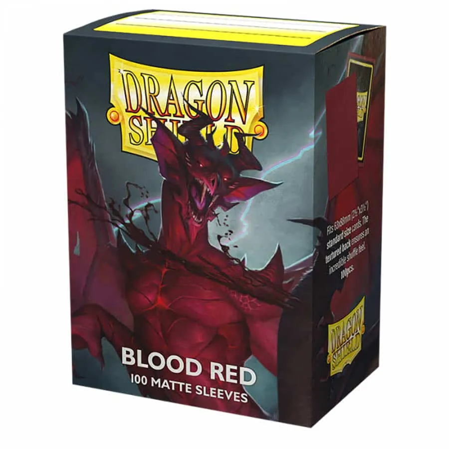 DRAGON SHIELD DUAL SLEEVES: MATTE LIGHTNING (BOX OF 100)