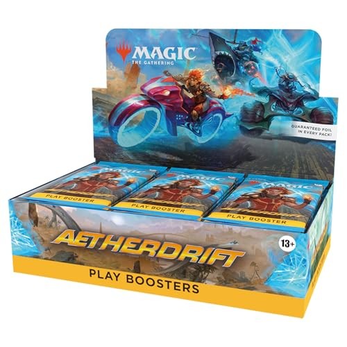 Wizards of the Coast - Magic: the Gathering MTG TCG: Aetherdrift Play Booster Box - 30 Packs
