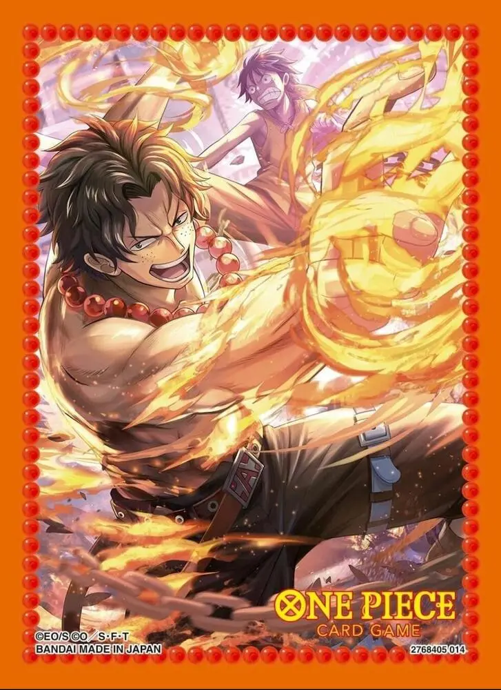 One Piece Card Game Official Sleeves: Portgas.D.Ace (70-Pack)