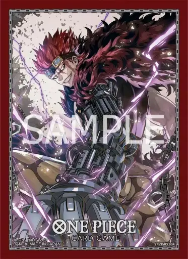 One Piece Card Game Official Sleeves: Eustass"Captain"Kid (70-Pack)